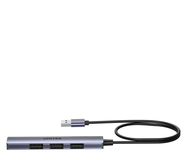 Unitek Kompaktowy hub USB-A 4 w 1 1x 5 Gbps 3x 480 Mb - 1369161 - zdjęcie 3